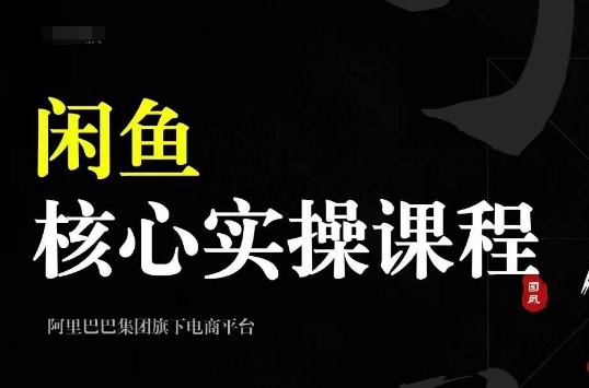 2024闲鱼核心实操课程，从养号、选品、发布、销售，教你做一个出单的闲鱼号-轻创副业圈