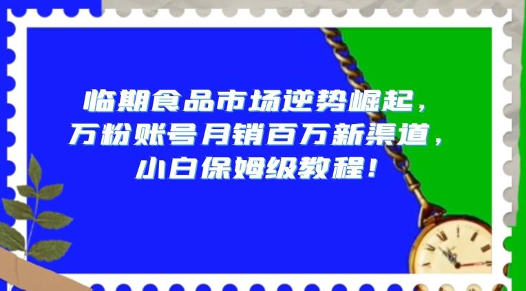 临期食品市场逆势崛起，万粉账号月销百万新渠道，小白保姆级教程【揭秘】-轻创副业圈