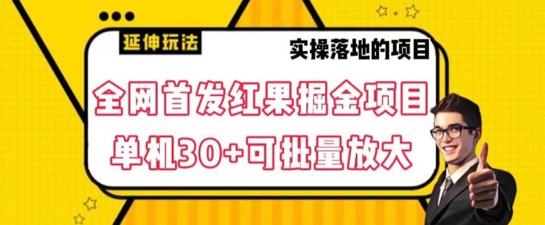 全网首发红果免费短剧掘金项目，单机30+可批量放大【揭秘】-轻创副业圈