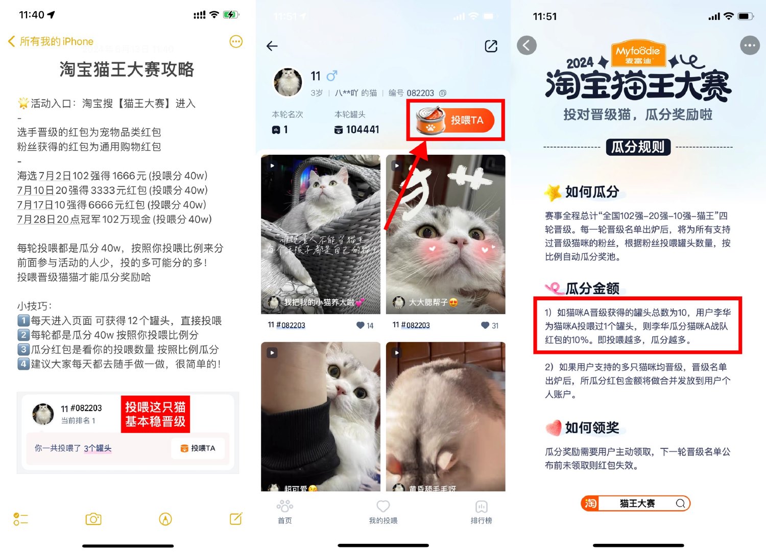 淘宝猫王大赛投喂得最高666亓-轻创副业圈