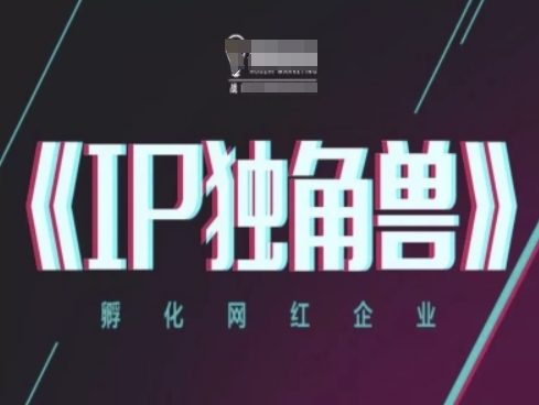 IP独角兽，孵化网红企业，ip教程-轻创副业圈