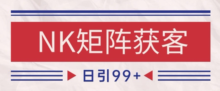 小红书某音NK赛道引流获客 自热矩阵日引200+【揭秘】-轻创副业圈