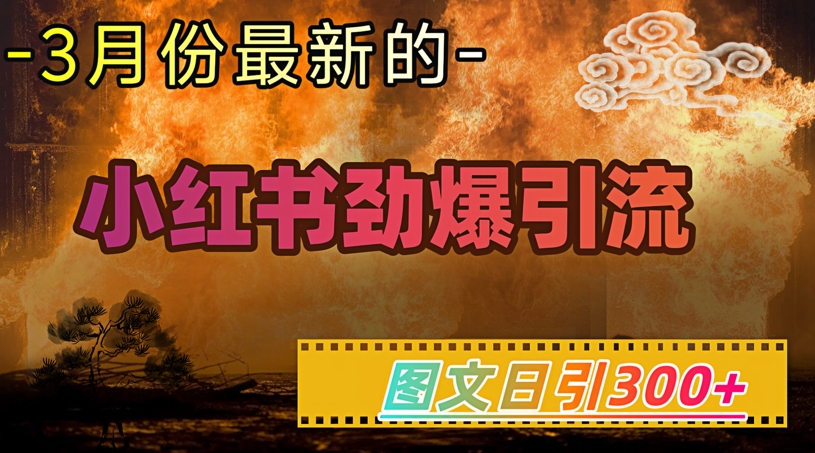 小红书超劲爆引流手段，图文日引300+轻松变现1W-轻创副业圈