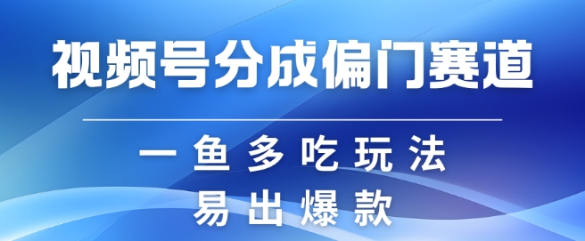 视频号创作者分成计划偏门类目，容易爆流，实拍内容简单易做【揭秘】-轻创副业圈