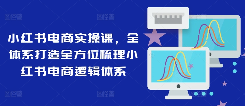 小红书电商实操课，全体系打造全方位梳理小红书电商逻辑体系-轻创副业圈