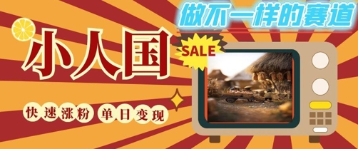 DeepSeek+绘图+视频制作小人国微观视频，小白轻轻松松上手，条条爆款，条条变现，单日就能收益-轻创副业圈
