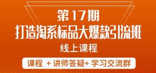 南掌柜-第17期打造淘系标品大爆款，5天线上课-轻创副业圈