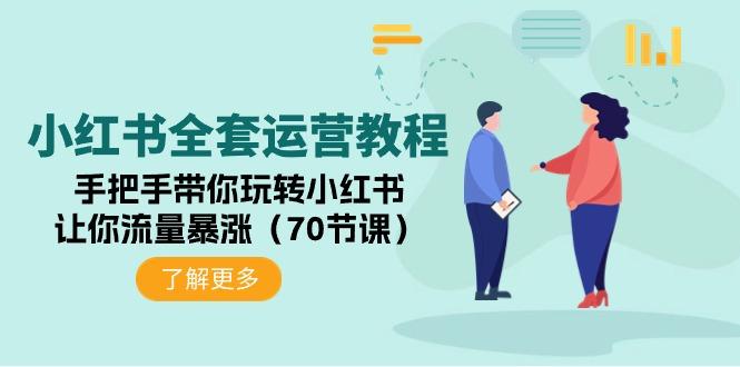 (9624期)小红书全套运营教程：手把手带你玩转小红书，让你流量暴涨(70节课)-轻创副业圈