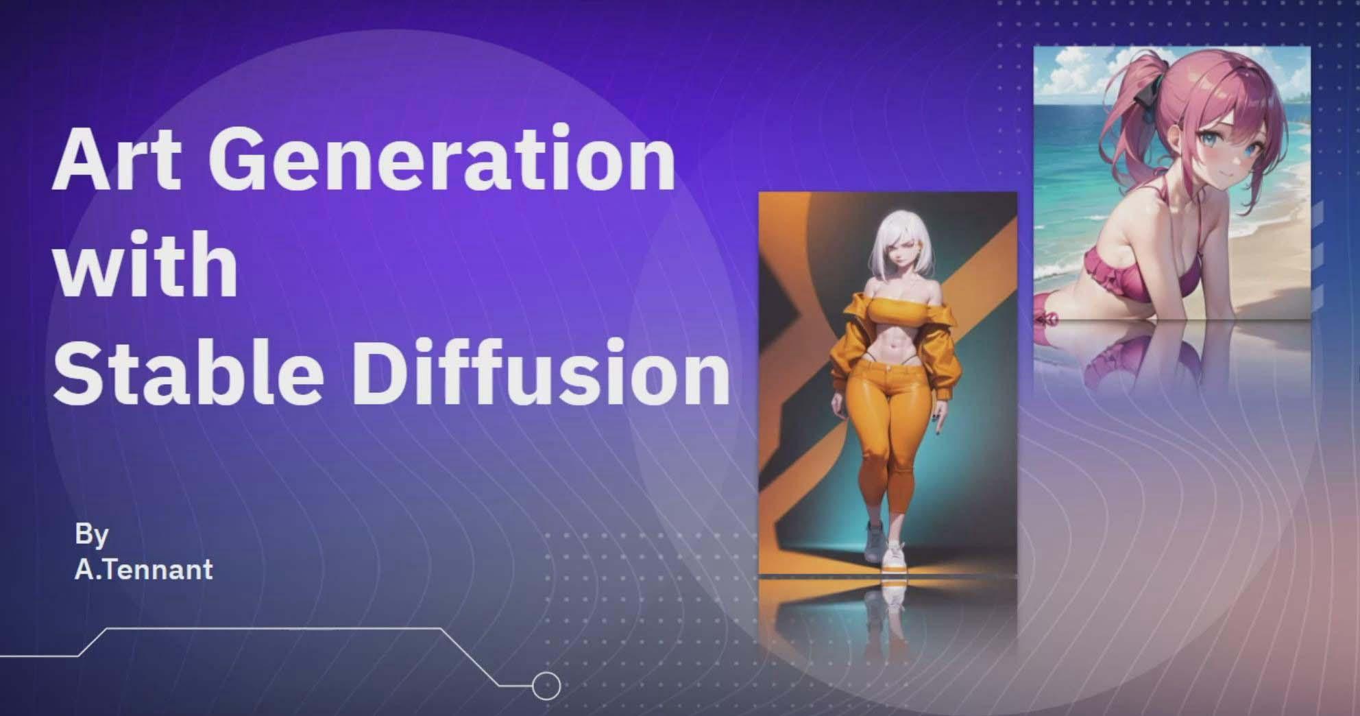 图片[1]-利用Stable Diffusion AI人工智能生成动漫艺术分步教程-14节课-中英字幕-轻创副业圈
