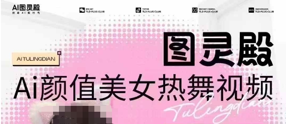 全网首发，原价988图灵殿AI颜值美女热舞视频，云端生图，轻松过原创-轻创副业圈