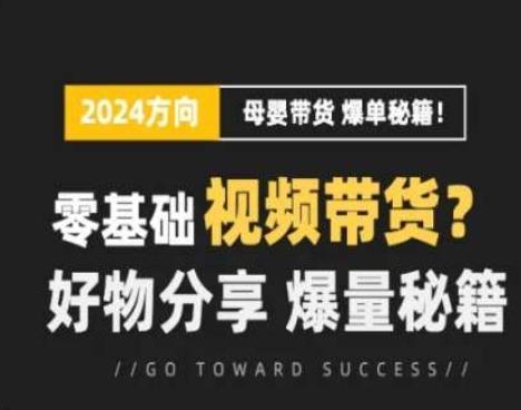 短视频母婴赛道实操流量训练营，零基础视频带货，好物分享，爆量秘籍-轻创副业圈
