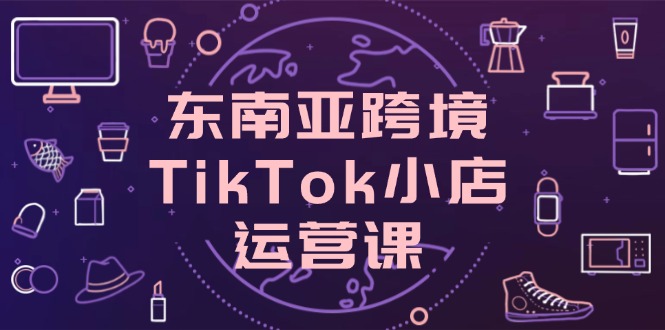 东南亚跨境TikTok小店运营课，掌握店铺设置与流量转化核心技巧-轻创副业圈