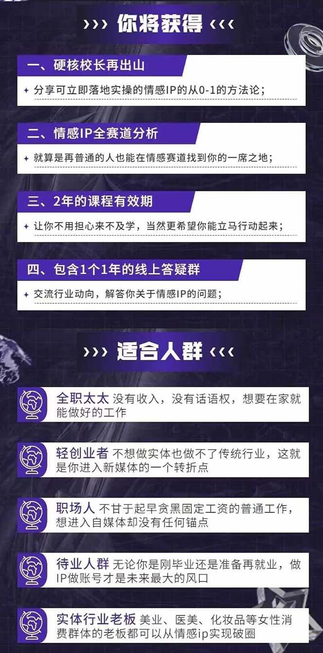 图片[1]-情感直播IP短视频全通大课，普通人的IP之路从情感赛道开始(18节-轻创副业圈