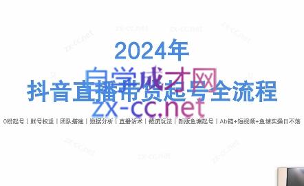 六六老师·2024年抖音直播带货起号全攻略-轻创副业圈