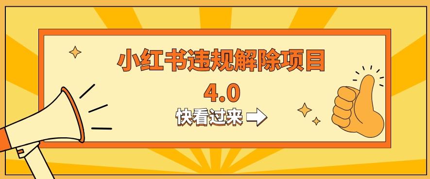 小红书违规掘金蓝海项目，日入800+（附带引流办法及解除办法）-轻创副业圈