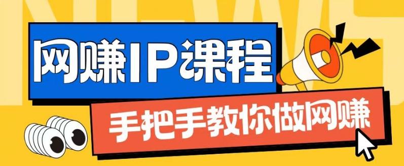 ip合伙人打造1.0，从0到1教你做网创，实现月入过万【揭秘】-轻创副业圈