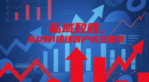 私域致胜，从0到1搭建客户成交体系-轻创副业圈