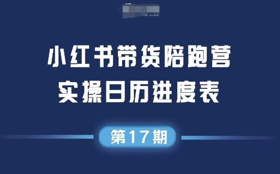 小红书第17期带货陪跑营，不囤货，无不直播，无不投流，通过选品+笔记内容+测品+笔记铺量+矩阵运营打爆款-轻创副业圈