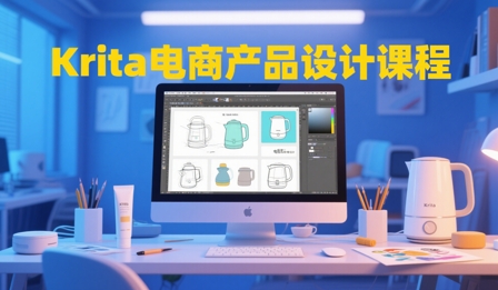 大梦老师·Krita电商产品设计课程-轻创副业圈