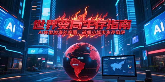 付费文章《世界变局生存指南，AI转型加海外突围，破解小城市生存陷阱》-轻创副业圈