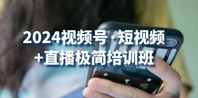 2024视频号·短视频+直播极简培训班：抓住视频号风口，流量红利-轻创副业圈