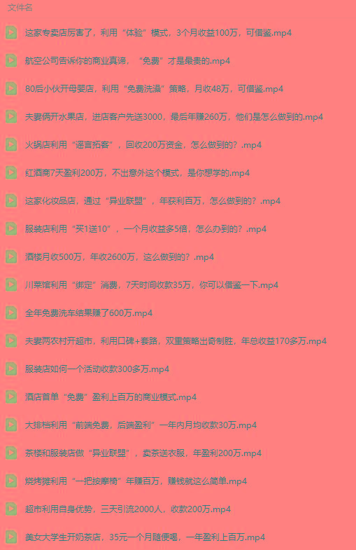 图片[5]-(9607期)真实有效391套商业模式，年入几十到几百万案例解析(电子书+视频+图文)-轻创副业圈