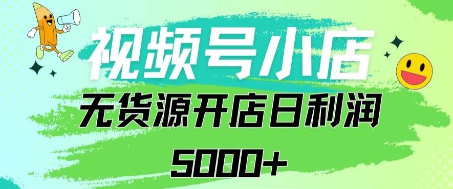 视频号无货源小店从0到1日订单量千单以上纯利润稳稳5000+【揭秘】-轻创副业圈