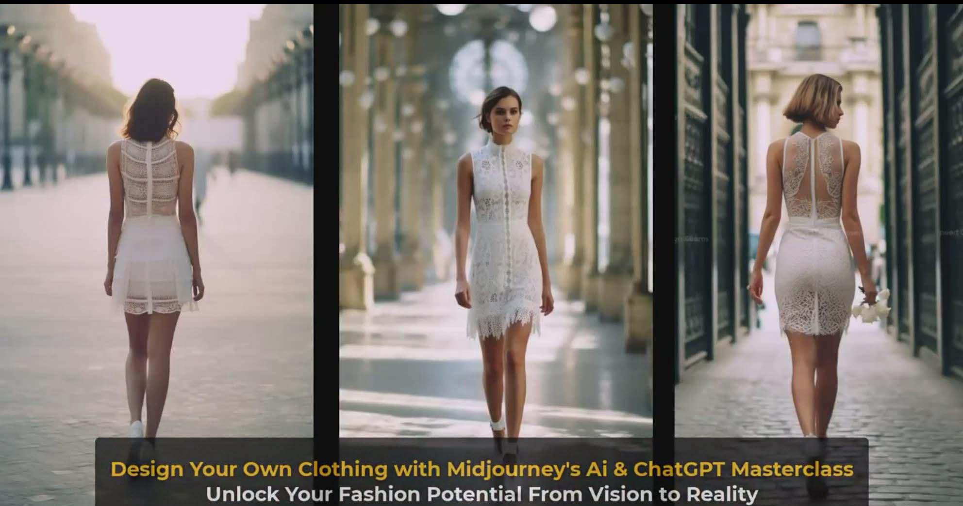 图片[2]-利用 Midjourneys Ai 人工智能设计自己的服装AI大师班-10节课-中英字幕-轻创副业圈