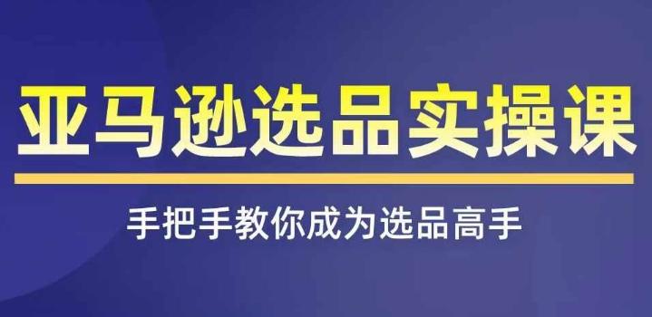 亚马逊选品实操课程，快速掌握亚马逊选品的技巧，覆盖亚马逊选品所有渠道-轻创副业圈