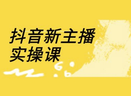 抖音新主播实操课，直播间流量运营线上实操课(18节)-轻创副业圈