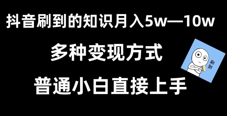 抖音刷到的知识，每天只需2小时，日入2000+，暴力变现，普通小白直接上手【揭秘】-轻创副业圈
