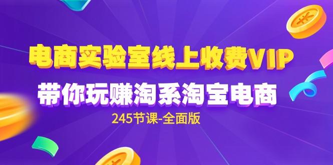 (9859期)电商-实验室 线上收费VIP，带你玩赚淘系淘宝电商(245节课-全面版)-轻创副业圈