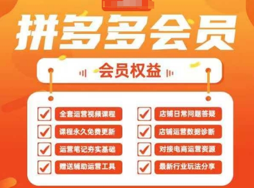 2025拼多多运营实战课，40节全流程教学，覆盖拼多多运营全链路-轻创副业圈