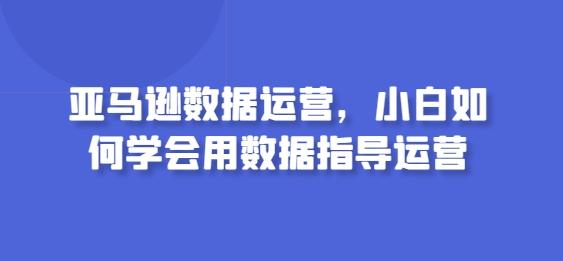 亚马逊数据运营，小白如何学会用数据指导运营-轻创副业圈