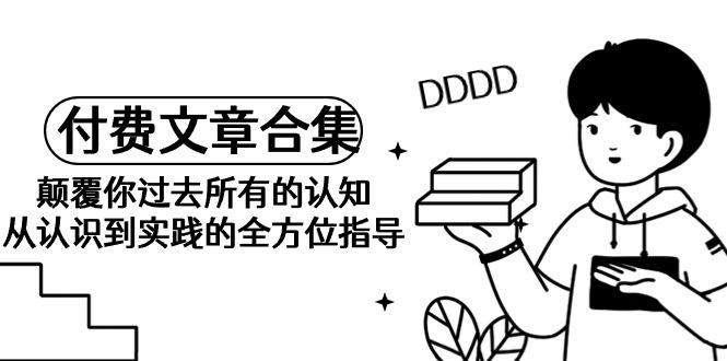 (9646期)《某公众号付费文章合集》颠覆你过去所有的认知 从认识到实践的全方位指导-轻创副业圈