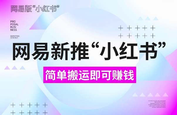 网易官方新推“小红书”，搬运即有收益，新手小白千万别错过(附详细教程)【揭秘】-轻创副业圈