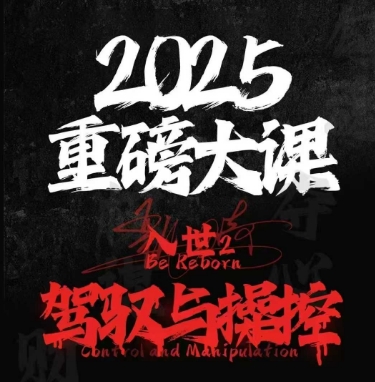 2025重磅大课，入世2，驾驭与控制-轻创副业圈