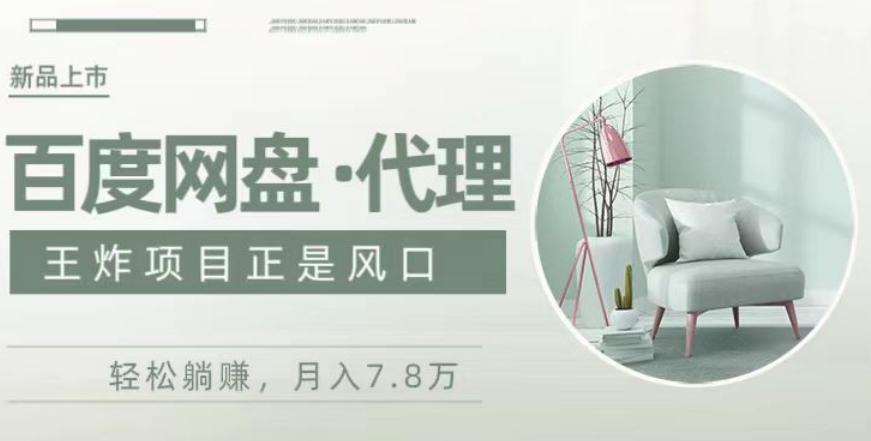 度盘代理，月入7w保姆级全方位教程-轻创副业圈