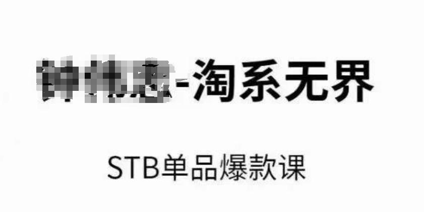 淘系无界STB单品爆款课(2024)，付费带动免费的核心逻辑，万相台无界关键词推广/精准人群的核心-轻创副业圈