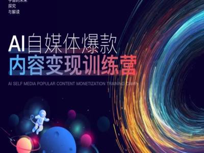 AI自媒体爆款内容变现训练营，20%底层逻辑，60%实操方法，20%案例拆解(即学即用)-轻创副业圈