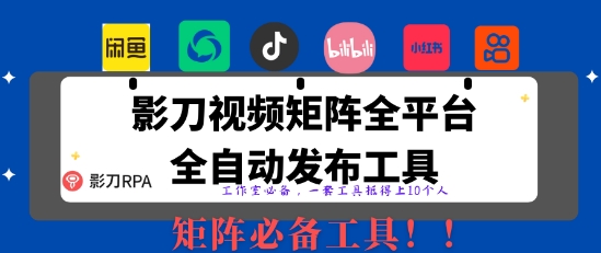 全网最新无人值守全平台自动发布矩阵rpa工具，日发1000条内容【揭秘】-轻创副业圈