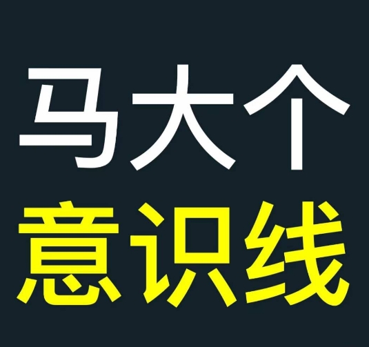 马大个意识线，一门改变人生意识的课程，讲解什么是能力线什么是意识线-轻创副业圈