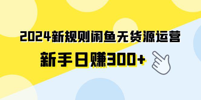 (9522期)2024新规则闲鱼无货源运营新手日赚300+-轻创副业圈