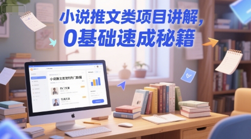 小说推文类项目讲解，0 基础速成秘籍-轻创副业圈