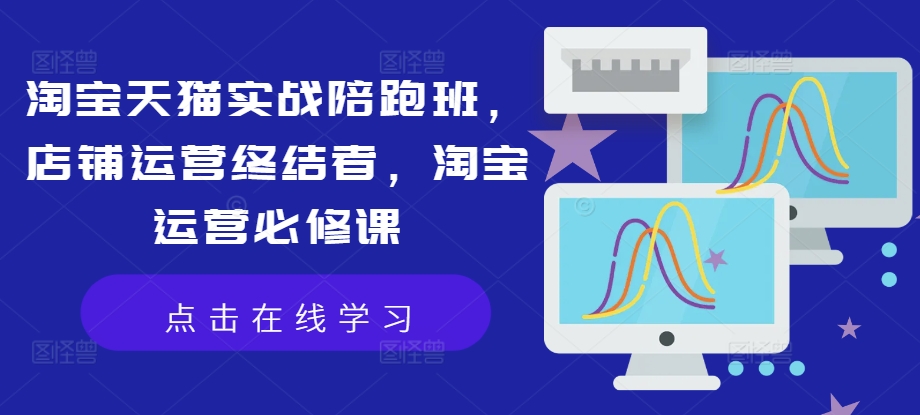 淘宝天猫实战陪跑班，店铺运营终结者，淘宝运营必修课-轻创副业圈