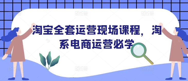 淘宝全套运营现场课程，淘系电商运营必学-轻创副业圈