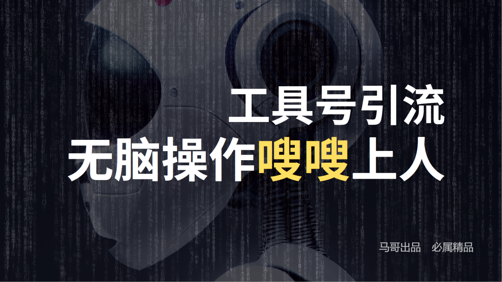 工具号高效引流法，嗖嗖上人，日引1000+，直接搬运，无脑操作-轻创副业圈