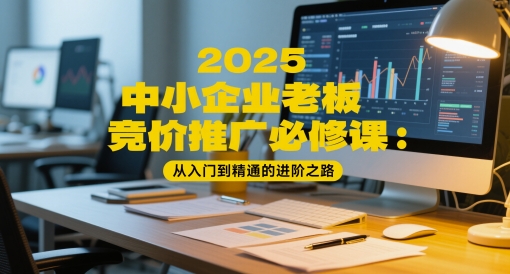 2025中小企业老板竞价推广必修课：从入门到精通的进阶之路-轻创副业圈