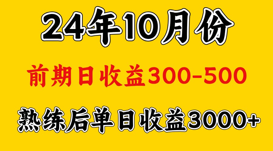 高手是怎么赚钱的.前期日收益500+熟练后日收益3000左右-轻创副业圈