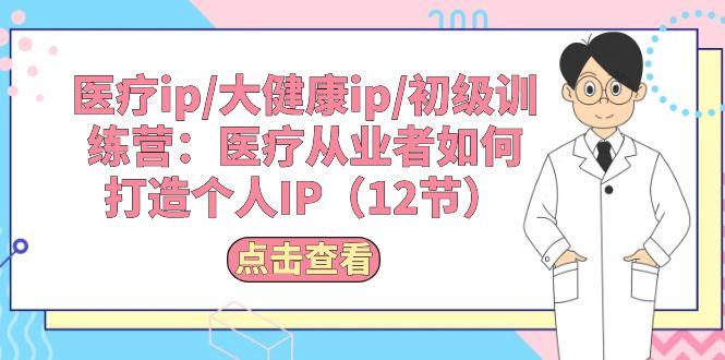 医疗ip/大健康ip/初级训练营：医疗从业者如何打造个人IP(12节-轻创副业圈